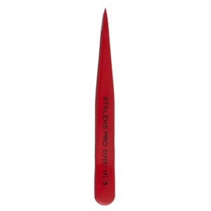 PINÇA SOBRANCELHA STALEKS PONTA FINA VERMELHO – TE-11-5