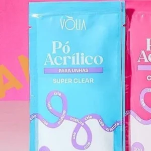 PÓ ACRÍLICO PARA UNHAS 30g SUPER CLEAR – VÒLIA