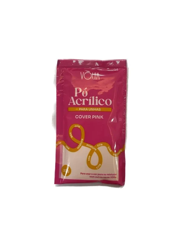 PÓ ACRÍLICO PARA UNHAS 30g COVER PINK - VÒLIA
